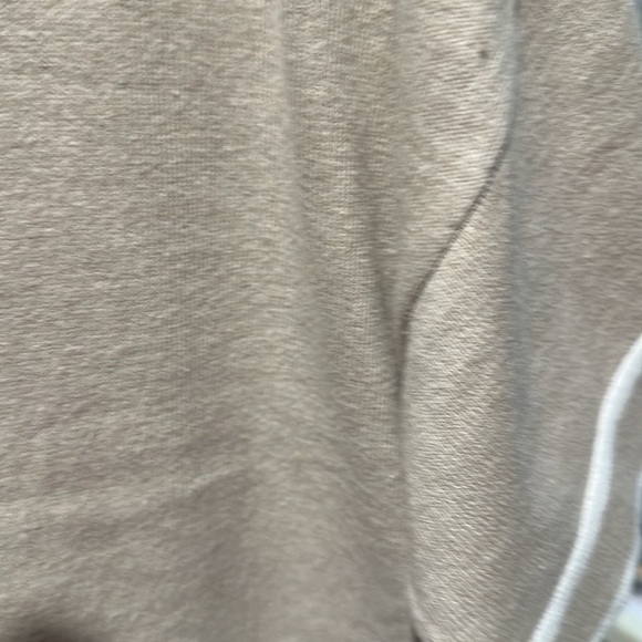 Michael Kors Tan Crop Tie Front Short Sleeve T-Shirt - Picture 2 of 4